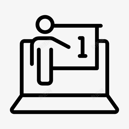 在线教学课堂教育svg_新图网 https://ixintu.com 在线教学 课堂 教育 教师 在线教育