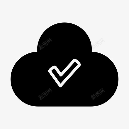 云接受托管网络svg_新图网 https://ixintu.com 接受 托管 网络 网络服务 服务器 服务