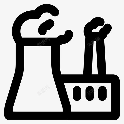 核电站生态环境svg_新图网 https://ixintu.com 核电站 生态 环境污染