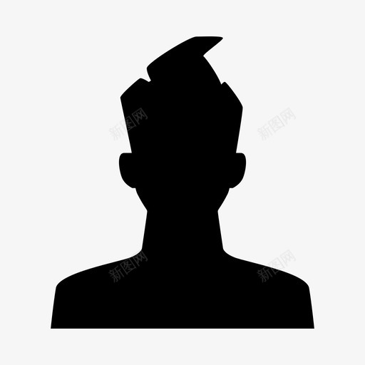 人轮廓用户svg_新图网 https://ixintu.com 轮廓 人人 用户 人体