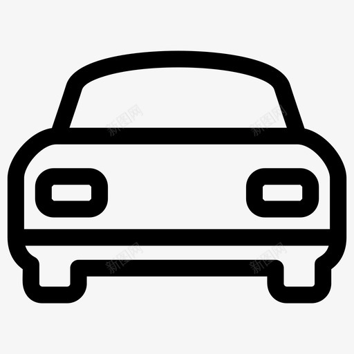 汽车驱动器头灯svg_新图网 https://ixintu.com 汽车 驱动器 头灯 方向盘 车辆 酒店 风格 线条 图标
