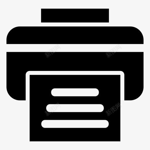 打印机业务设备svg_新图网 https://ixintu.com 打印机 业务 设备 硬件 办公室