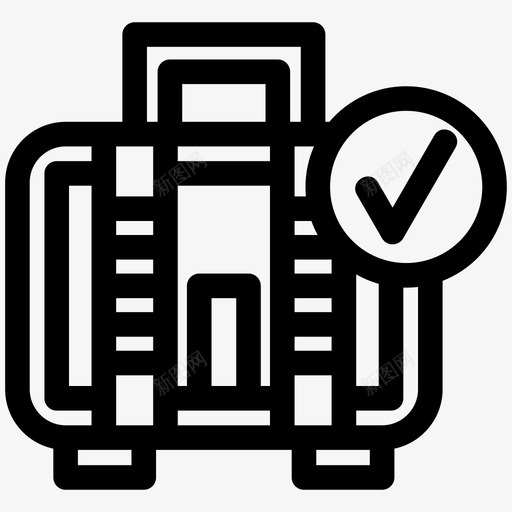 托运行李黄金货舱svg_新图网 https://ixintu.com 行李 托运 黄金 货舱 自助 机器 技术 运输