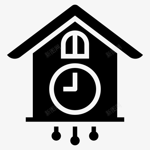 布谷鸟钟闹钟日期svg_新图网 https://ixintu.com 布谷鸟 日期 钟闹钟 闹钟 时间 日历 字形