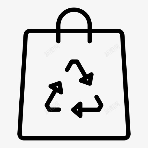 回收袋生态环境svg_新图网 https://ixintu.com 回收 生态 生态环境 可回收