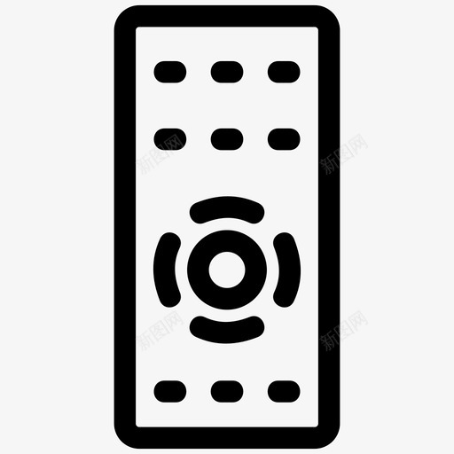 遥控器电视通用svg_新图网 https://ixintu.com 遥控器 电视 通用 无线