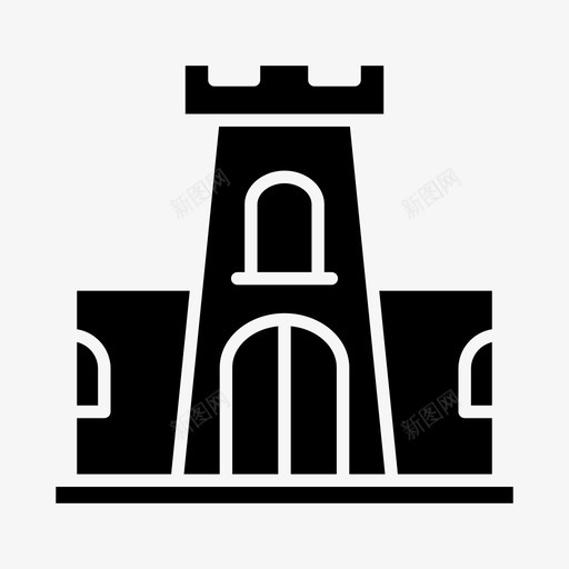 堡垒建筑物城堡svg_新图网 https://ixintu.com 堡垒 建筑物 城堡 宫殿 皇家 建筑