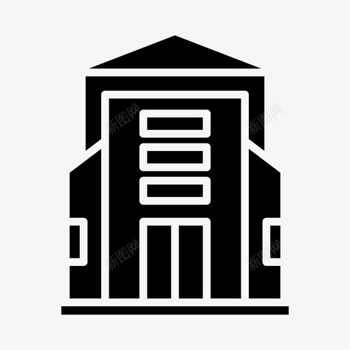 公寓大楼旅舍svg_新图网 https://ixintu.com 公寓 大楼 旅舍 酒店 塔楼 建筑 实体