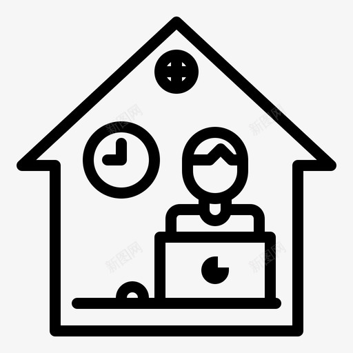 在家工作自由职业者家庭办公室svg_新图网 https://ixintu.com 在家 工作 自由职业者 家庭 办公室 男性