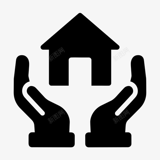 不动产房子房东svg_新图网 https://ixintu.com 不动产 房子 房东 财产
