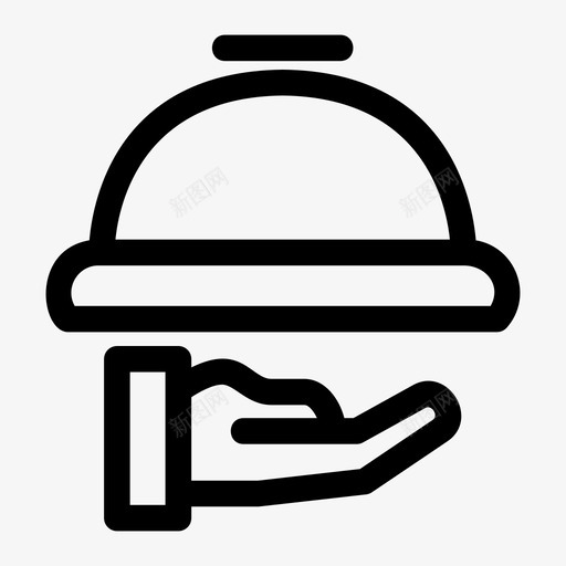 拼盘晚餐食物svg_新图网 https://ixintu.com 拼盘 晚餐 食物 盘子 餐厅 服务 酒店 风格 线条 图标