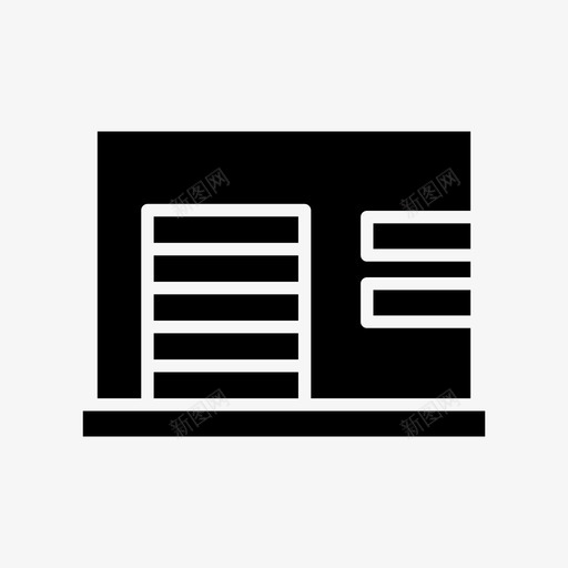 车库大楼门svg_新图网 https://ixintu.com 车库 大楼 楼门 存货 仓库 建筑 实体