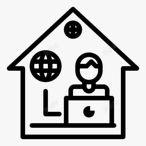 在家工作自由职业者家庭办公室svg_新图网 https://ixintu.com 在家 工作 自由职业者 家庭 办公室 男性