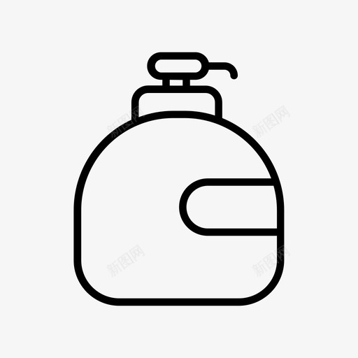洗手液消毒液医疗svg_新图网 https://ixintu.com 洗手 消毒液 医疗 病毒 生命 收集