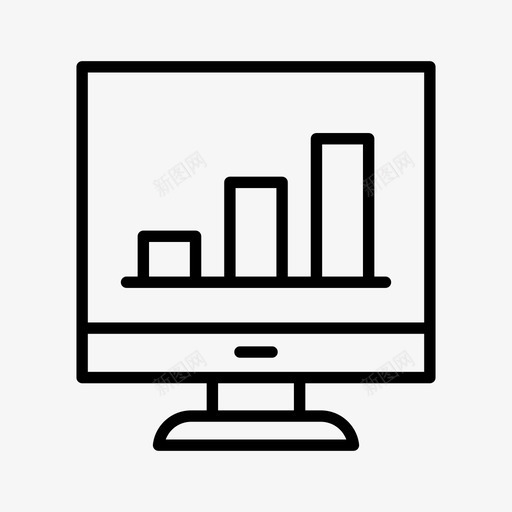数据分析图表计算机svg_新图网 https://ixintu.com 数据分析 图表 计算机 基本 图标