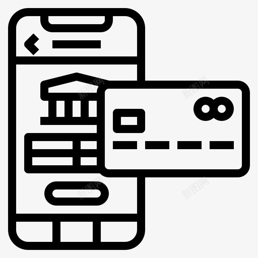 手机银行支付现金信用卡svg_新图网 https://ixintu.com 手机 银行 支付 现金 信用卡 货币