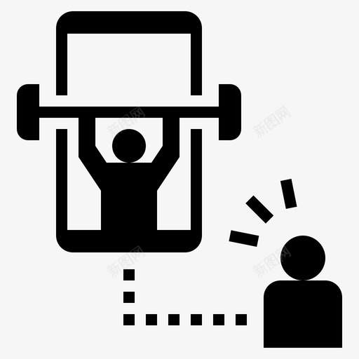 在线培训运动健身svg_新图网 https://ixintu.com 在线培训 运动 健身 健康 在线 生活方式 图示