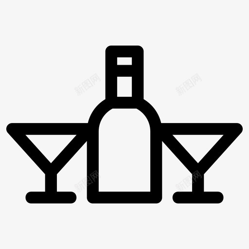 饮料鸡尾酒水果svg_新图网 https://ixintu.com 饮料 鸡尾酒 水果 欢乐 时光 果汁 派对 酒店 风格 线条 图标