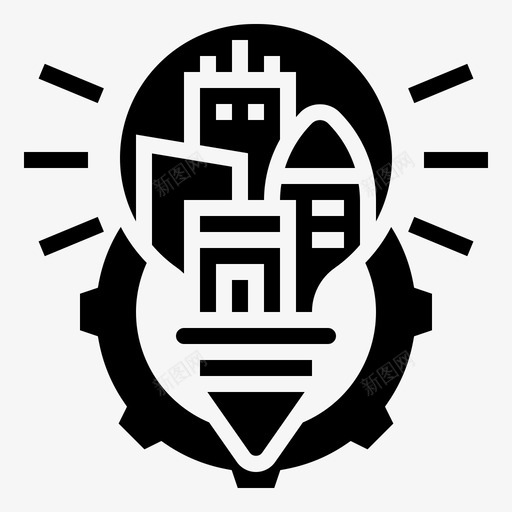 创意设计创意灵感svg_新图网 https://ixintu.com 创意设计 创意 灵感 模型 建筑 雕文