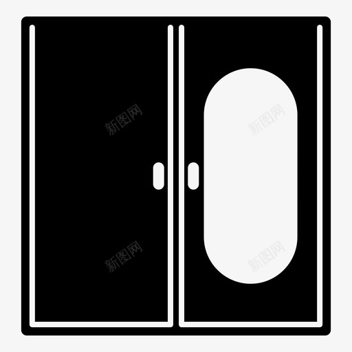 衣柜家电家具svg_新图网 https://ixintu.com 家具 家电 家居 衣柜 房间