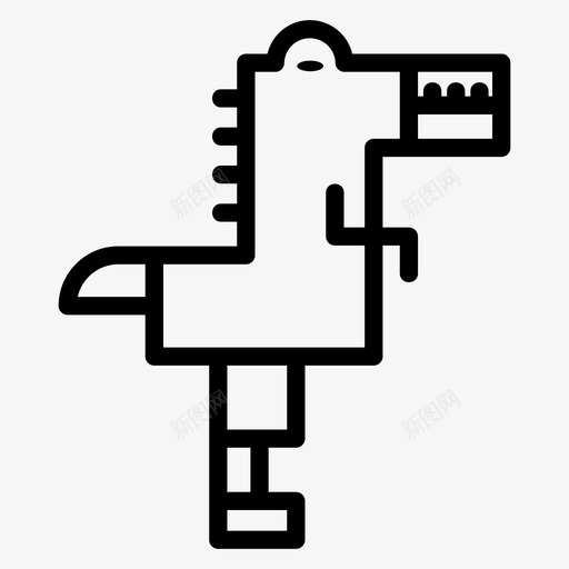 恐龙动物危险svg_新图网 https://ixintu.com 恐龙 动物 危险 食草动物 蜥蜴 史前