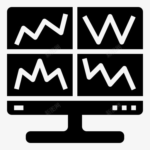 交易图表计算机svg_新图网 https://ixintu.com 交易 图表 计算机 显示器 股票 外汇交易 符号