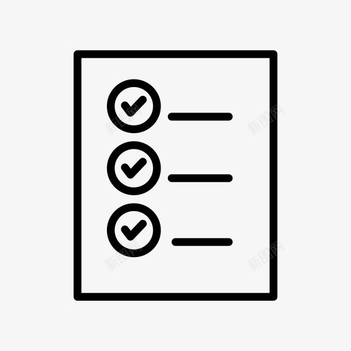 清单文件右svg_新图网 https://ixintu.com 清单 文件 投票 基本 图标