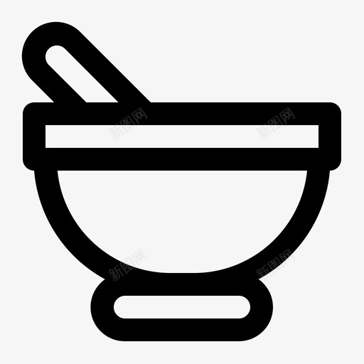 配制药药房药房碗svg_新图网 https://ixintu.com 配制 制药 药房 健康 图标