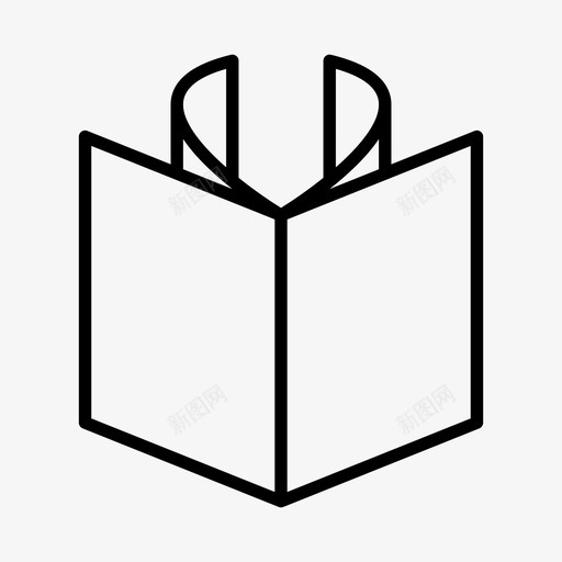 书文学小说svg_新图网 https://ixintu.com 文学小说 阅读 研究 书行