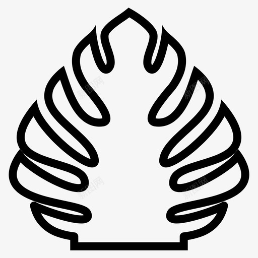 热带植物叶子夏天svg_新图网 https://ixintu.com 热带 植物 夏天 叶子 图标