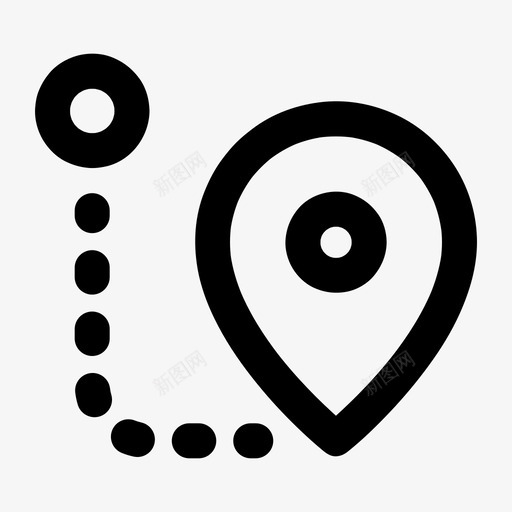 地图路径gps位置svg_新图网 https://ixintu.com 地图 路径 位置 导航