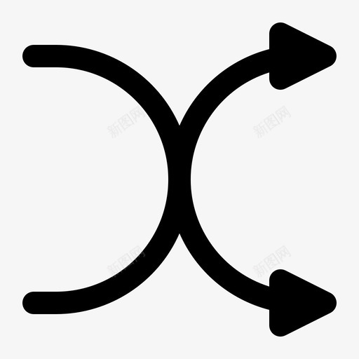 洗牌箭头改变svg_新图网 https://ixintu.com 洗牌 箭头 改变 交换 随机 基本 用户界面