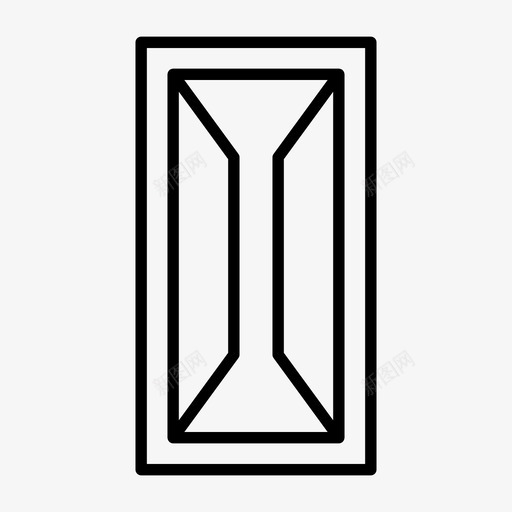 窗装饰门svg_新图网 https://ixintu.com 装饰 玻璃 室内 窗线