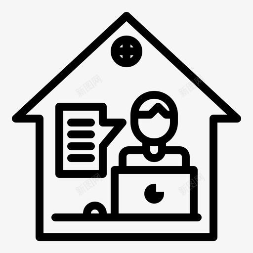 在家工作自由职业者家庭办公室svg_新图网 https://ixintu.com 在家 工作 自由职业者 家庭 办公室 男性