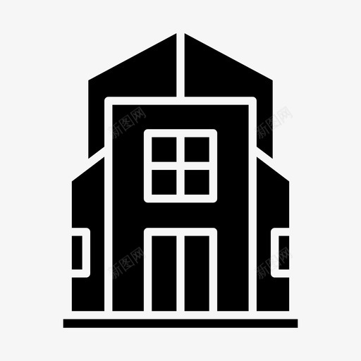 公寓大楼旅舍svg_新图网 https://ixintu.com 公寓 大楼 旅舍 酒店 塔楼 建筑 实体