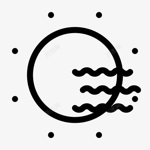 雾太阳天气svg_新图网 https://ixintu.com 天气 雾雾 太阳