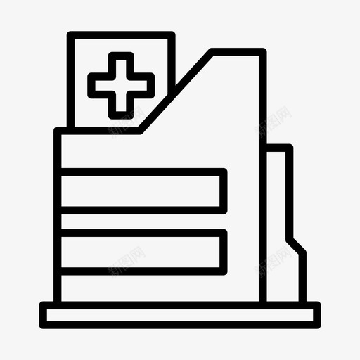 医院大楼诊所svg_新图网 https://ixintu.com 医院 大楼 诊所 卫生院 医务室 院线