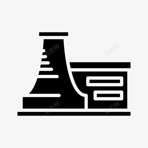 核电站能源工业svg_新图网 https://ixintu.com 核电站 能源工业 电力 建筑 固体