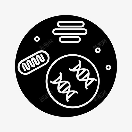 细胞生物学dnasvg_新图网 https://ixintu.com 科学 细胞生物学 教育 教育科 固体