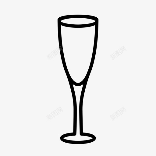 香槟酒杯酒精起泡svg_新图网 https://ixintu.com 香槟 香槟酒 酒杯 酒精 起泡 庆祝 喝酒