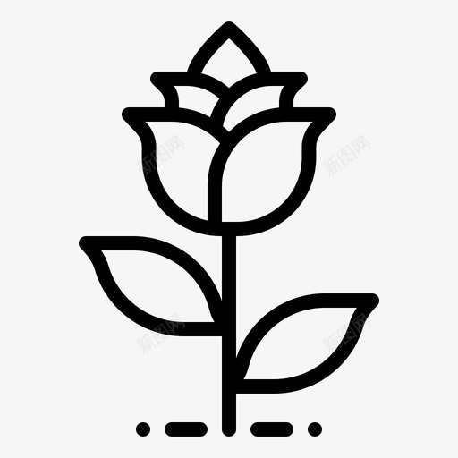 花朵春天郁金香svg_新图网 https://ixintu.com 花朵 春天 郁金香