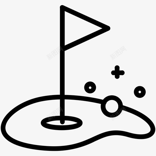 高尔夫球器械游戏svg_新图网 https://ixintu.com 游戏 高尔夫球 器械 运动