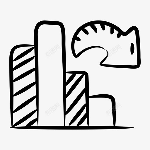 衰退图业务分析业务损失svg_新图网 https://ixintu.com 衰退 业务 图表 分析 损失 信息 线图 图标 集合