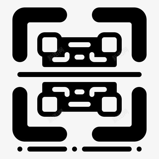 扫描码条形码二维码svg_新图网 https://ixintu.com 扫描 条形码 二维 扫描仪 网店