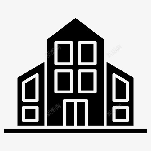 建筑物建筑建筑物和房屋坚固svg_新图网 https://ixintu.com 建筑物 建筑 房屋 坚固