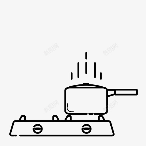 炉子炊具锅svg_新图网 https://ixintu.com 炉子 炊具 锅锅 烹饪 用具