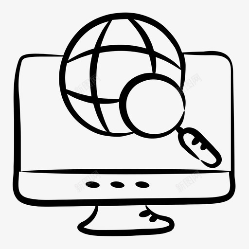 网页浏览器互联网搜索搜索引擎优化svg_新图网 https://ixintu.com 网页 网页浏览 浏览器 互联网 搜索 搜索引擎 优化 探索 网上冲浪 购物 商业