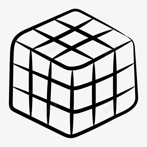 魔方逻辑游戏玩具svg_新图网 https://ixintu.com 魔方 逻辑 游戏 玩具 平面设计 摄影 影线 图标 收集