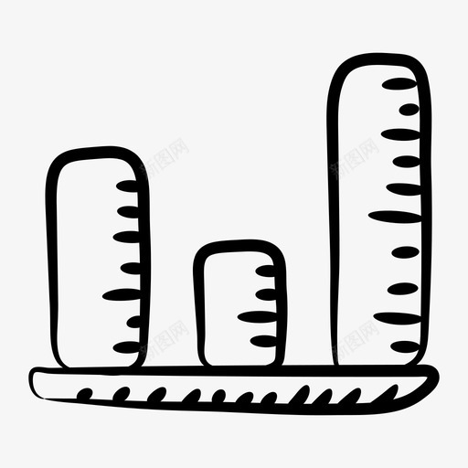 条形图数据分析信息图svg_新图网 https://ixintu.com 条形图 图表 数据分析 信息 统计 线图 图标 集合