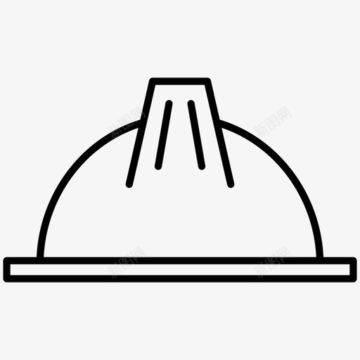 头盔工程师帽子svg_新图网 https://ixintu.com 头盔 工程师 帽子 防护 装置 工人